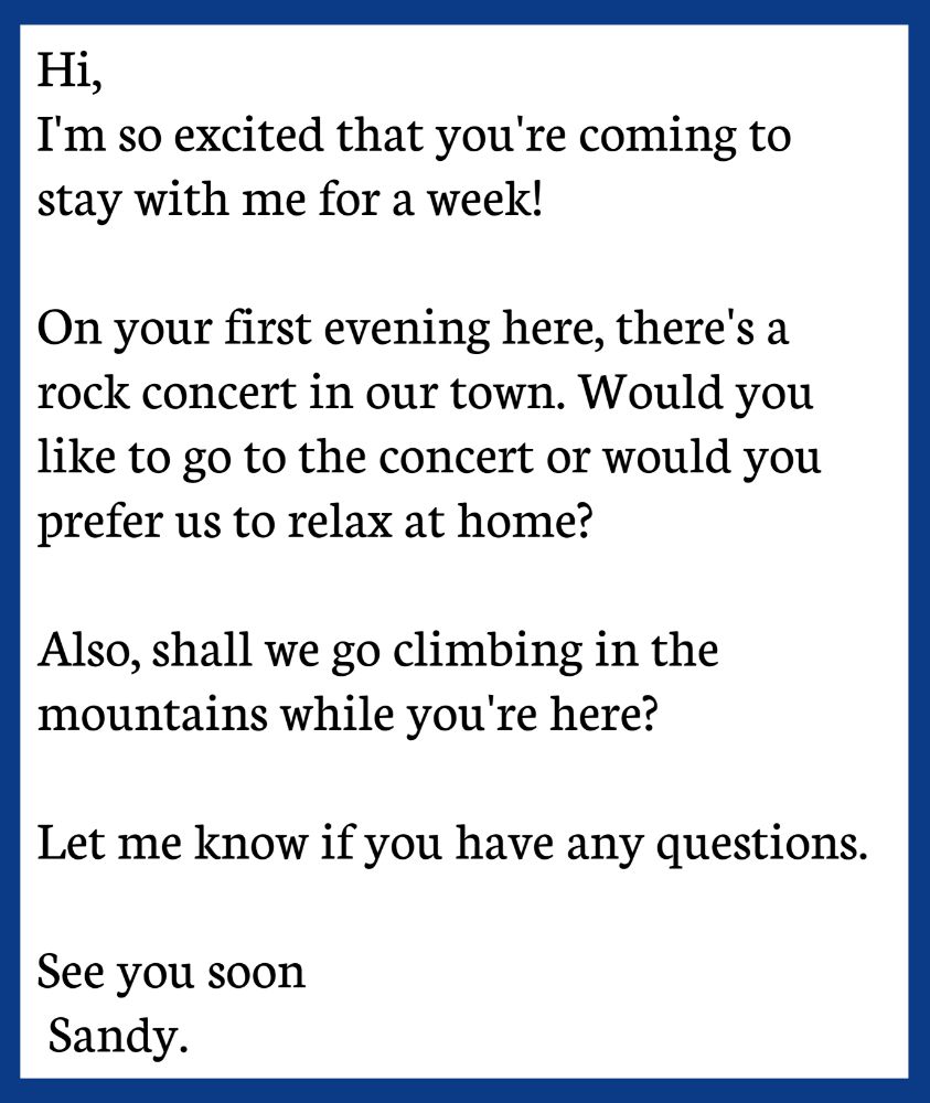 An Email From A Friend an-email-from-a-friend