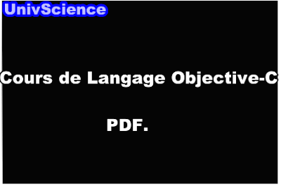 Cours de Langage Objective-C PDF.
