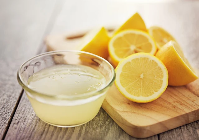 عصير البصل والليمون