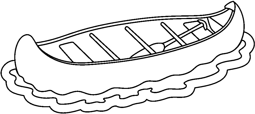 row boat clipart black and white - photo #45