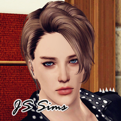 [JS SIMS 3] Hairstyle - GaGa Store Long Pigtails & Skysims 121 Edited ...