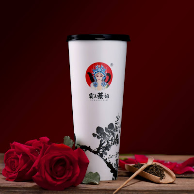 BaWangChaJi Launched The Rose Tie Guan Yin Milk Tea On 9.9