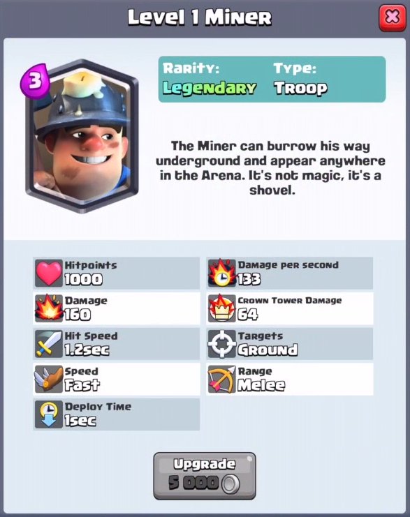 How Use The Miner In Clash Royale