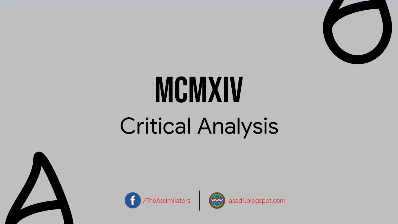 Critical Analysis - MCMXIV - Philip Larkin