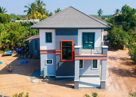 Lingkar Warna 17 Mewah Rumah 2 Lantai Di Tengah Kampung Jadi Viral