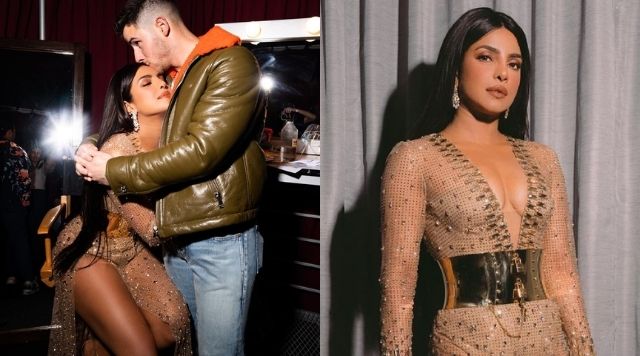 Priyanka Chopra Jonas Sizzles In Plunge Dress, Sets Hot Couple Goals With Nick Jonas At Billboard Music Awards 2021.