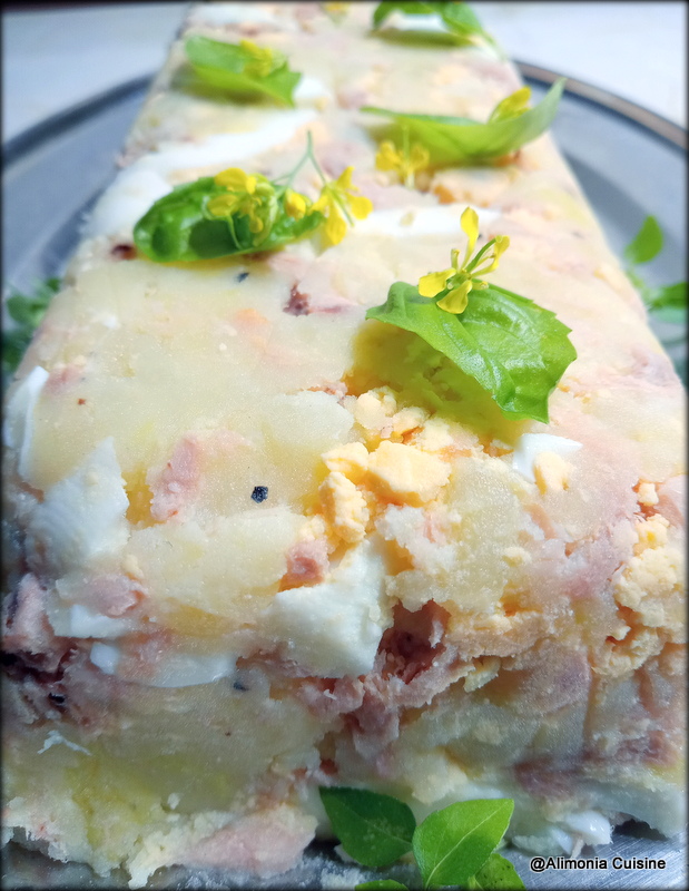 Terrine de l'été au thon/ Terrina del verano con atun
