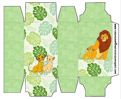 Craft Passions: Lion King gift box and sandwich wrapper Free printable