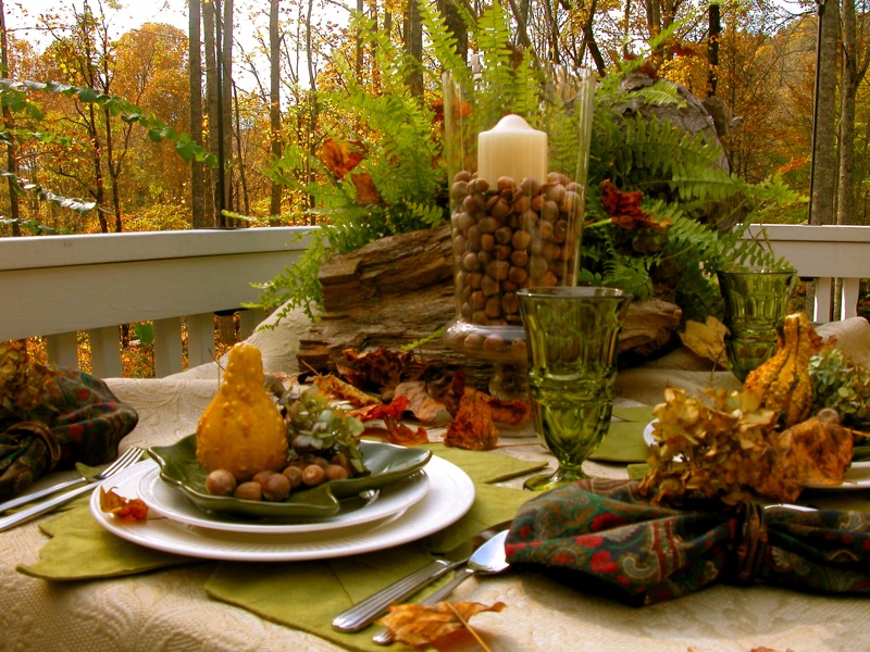 Autumn Table Settings...