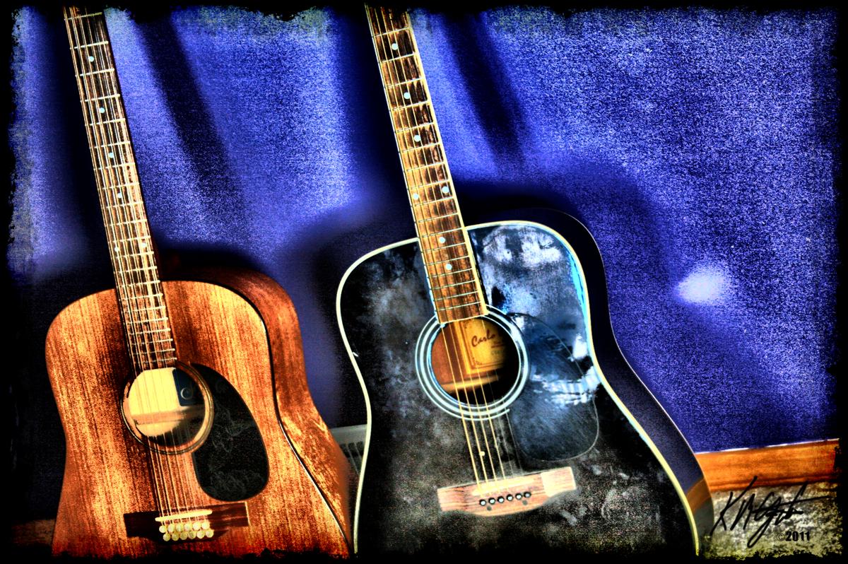 guitar with grunge overlay guitar with grunge overlay