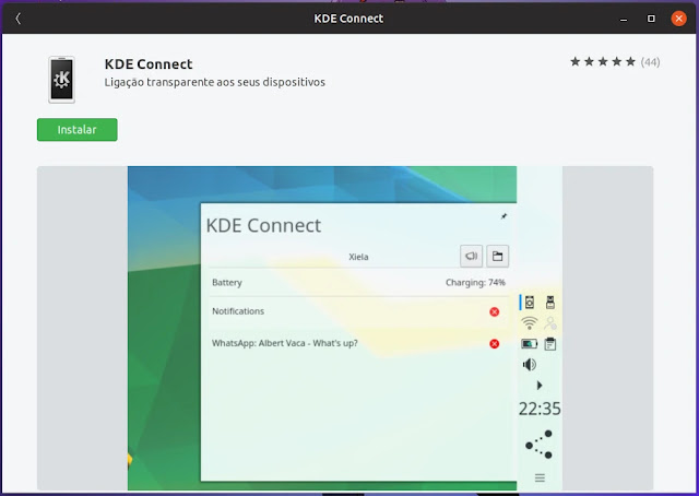 KDE Connect para outras interfaces kde-connect-gsconnect-ubuntu-mint-linux-gnome-plasma-android-smartphone-integração-pc-mouse-virtual-sms-celular