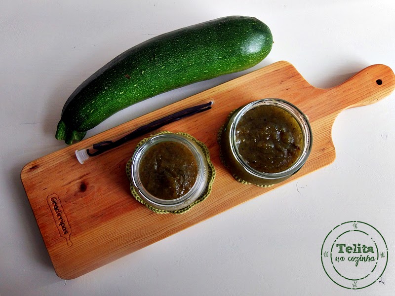 doce de courgette com baunilha