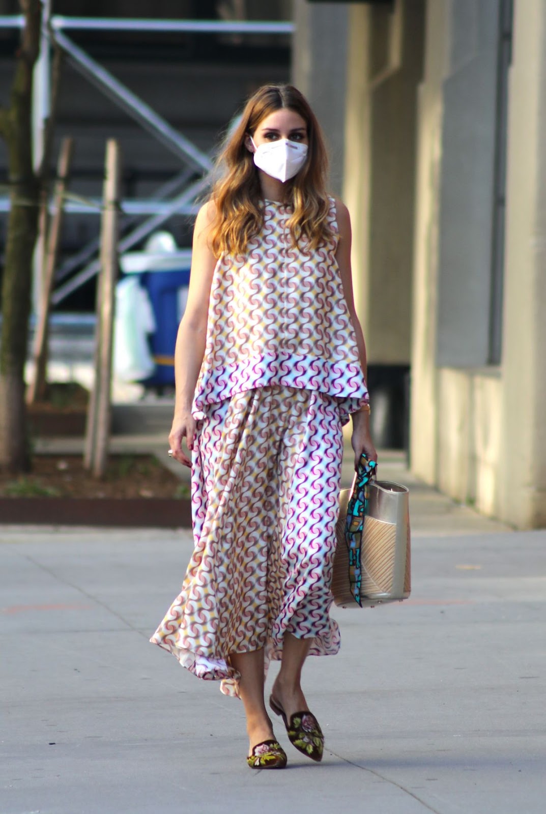 Olivia Palermo Clicked Outside in New York 11 Aug -2020