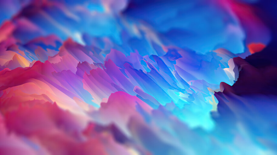 Colorful Background Abstract Digital Art 4K Wallpaper #