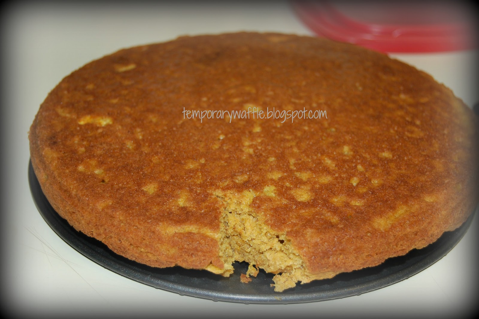 Temporary Waffle Juicer Pulp Cake!! {with recipe!}