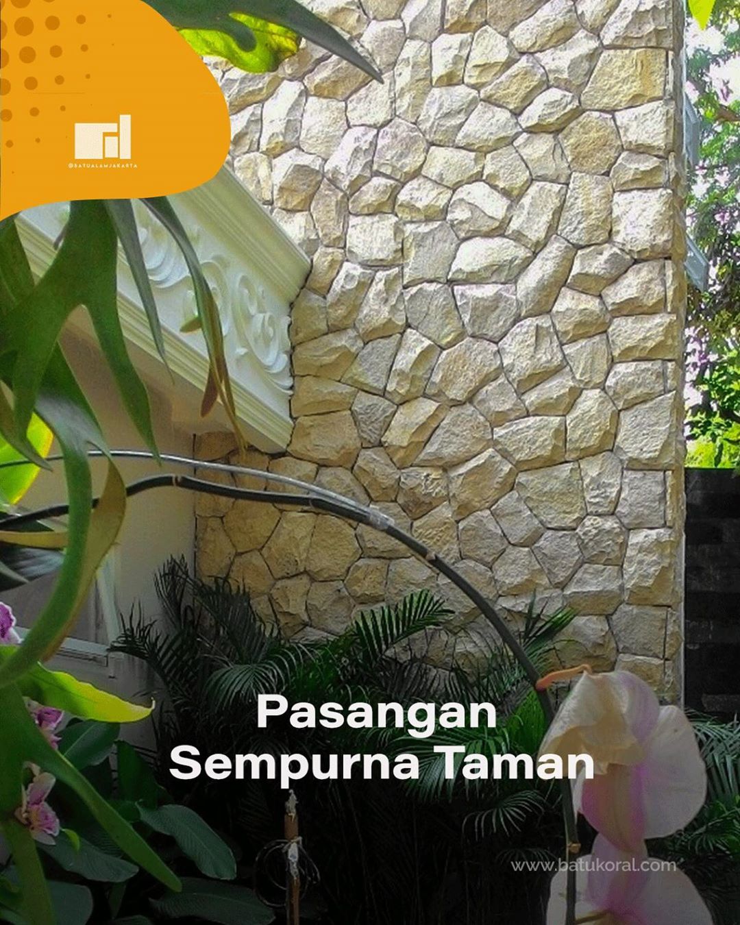 Batu Alam Pasangan Yang Sempurna Untuk Taman ~ JUAL BATU ALAM MURAH