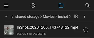 saved video folder saved video folder