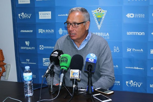 Miguel Álvarez - Marbella FC -: "Tenemos que dar un golpe en la mesa"