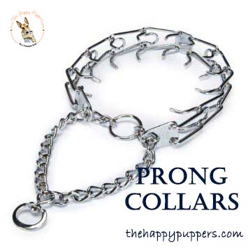 Metal prong collars