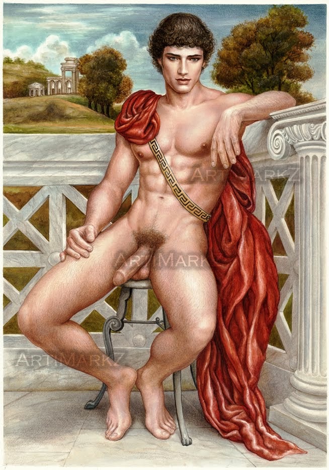 Male Nude Roman Warrior