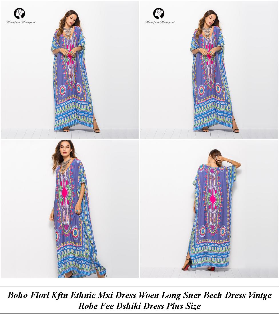 Womens Dresses On Line - Thrift Shop Vintage Store - Dress With Sleeves For Wedding