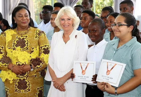 The Queen’s Commonwealth Essay Competition 2019. Duchess Camilla attends Commonwealth Big Lunch at the Ghana International Junior School