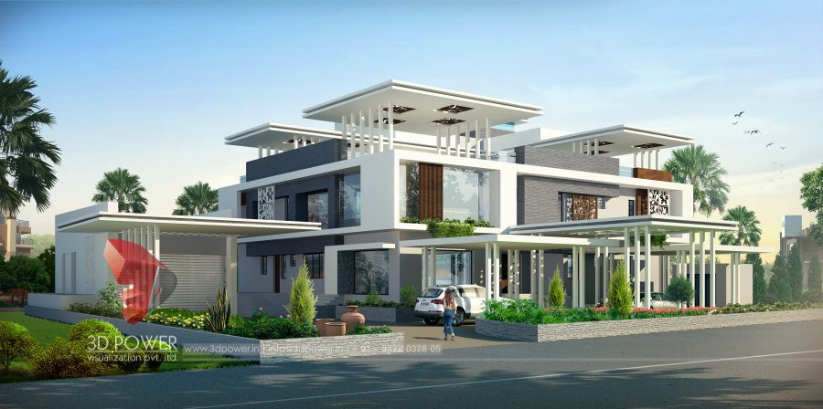 3D Architectural Villa High Quality | 3D Rendering Villa High Quality | 3D Villa Visualization ...