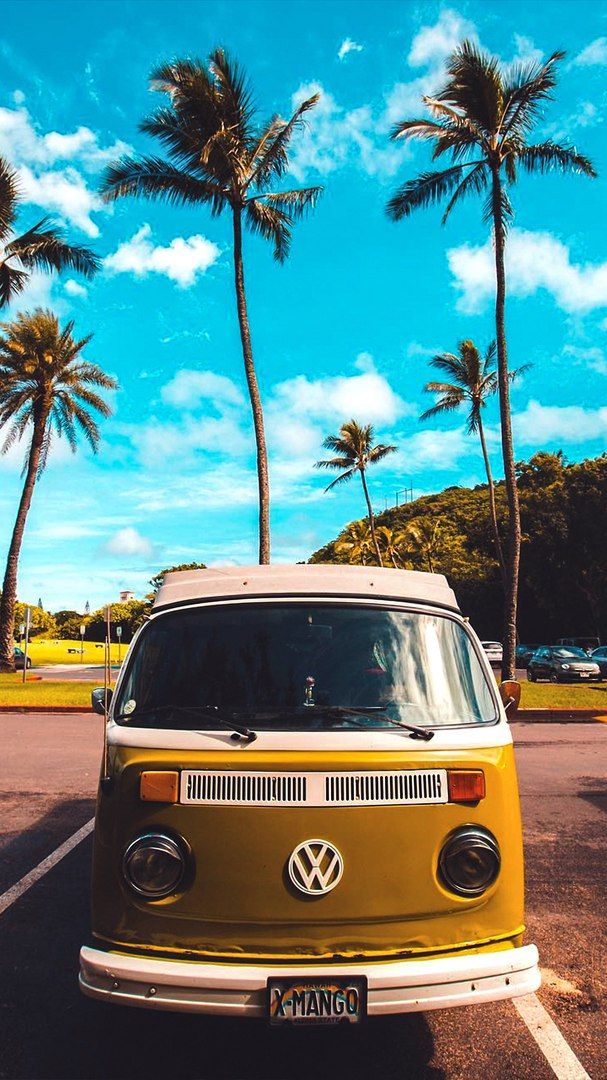 Wolsvagen Retro Mobil Duvar Kağıdı