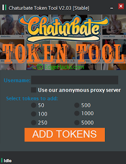 Chaturbate tokens tool 2016 with working key for windows