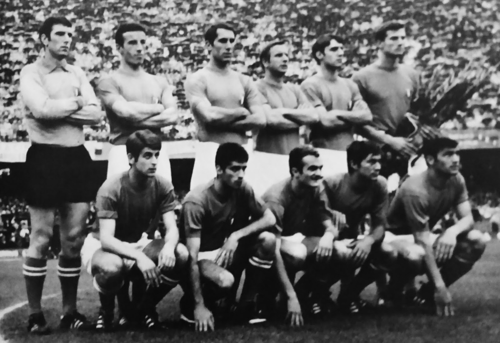GLI AZZURRI MESSICANI 1968 ITALIA URSS FOTO UFFICIALI DELLE DUE