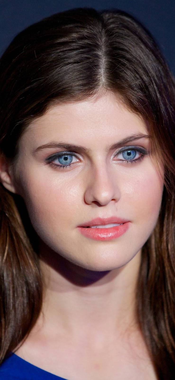 Download Alexandra Daddario Blue Eyes Wallpaper  Wallpaperscom