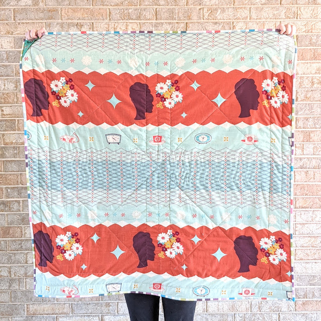 Scrappy Linen Log Cabin Quilt by Heidi Staples of Fabric Mutt