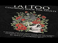 Neo Traditional Tattoo Coloring Book