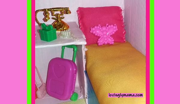 DIY Barbie Dream Doll House - Barbie doll - Barbie doll house - how to make a doll house - homeschooling - summer craft - homeschooling - Bacolod mommy blogger- doll furniture