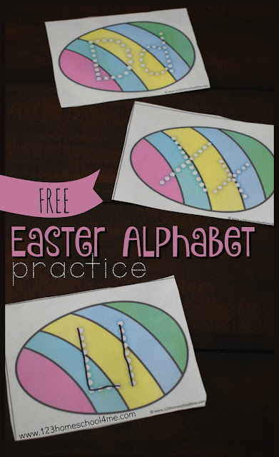 FREE Easter Alphabet Practice