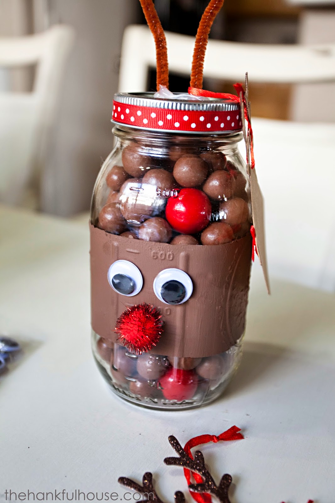 Reindeer Noses Mason Gift Jars - Viral pictures of the day: Reindeer ...
