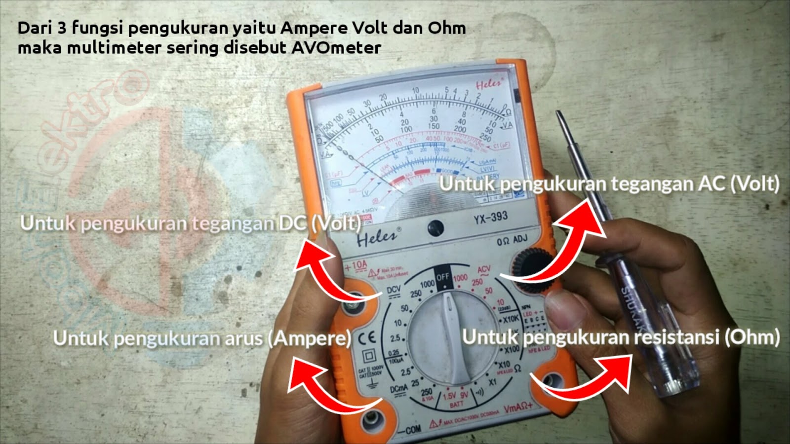 Mbah Elektro Cara penggunaan multimeter bagi teknisi pemula
