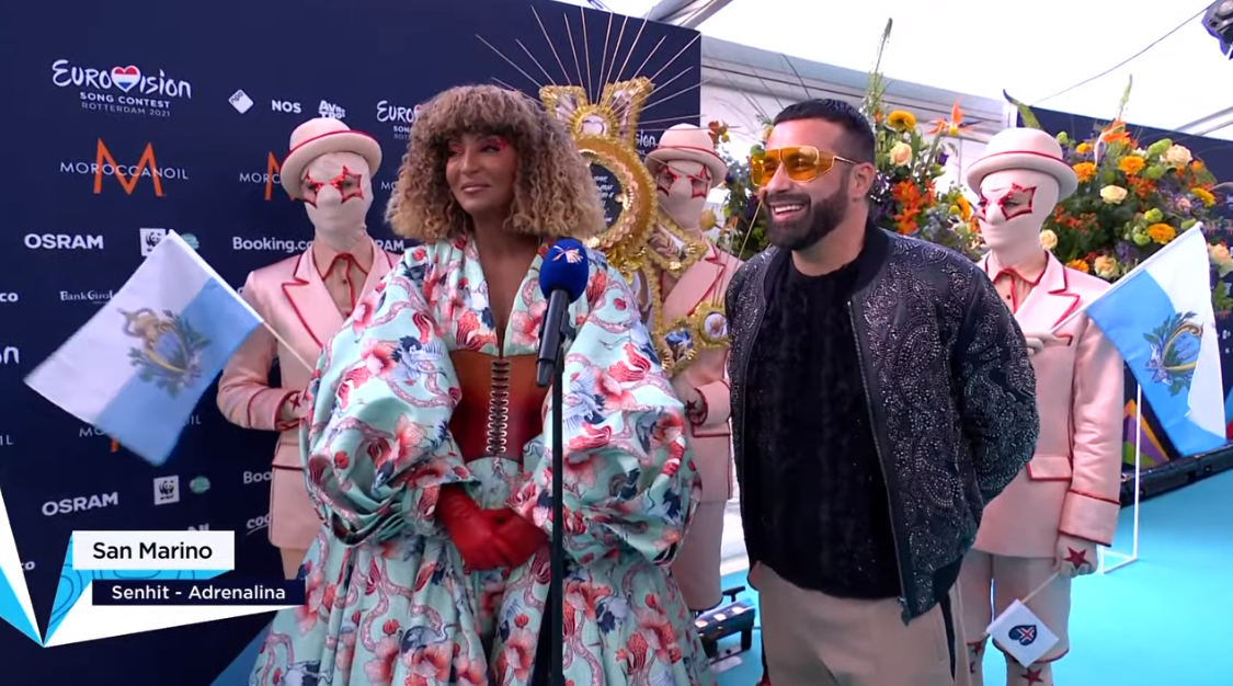 EUROVISION 2021 THE TURQUOISE / RED CARPET IN PHOTOS