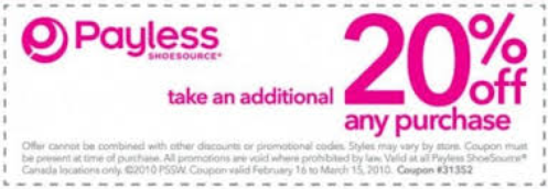 payless coupons