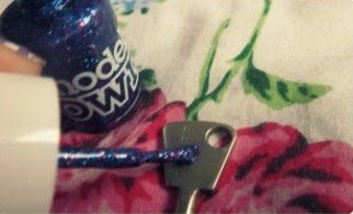 DIY Glitter Key DIY Glitter Key