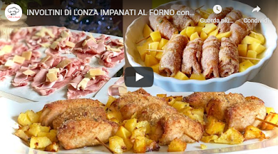 Involtini Di Lonza Impanati Al Forno Con Patate Video