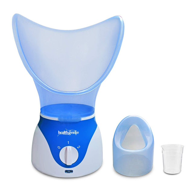 Healthgenie Premium Quality Imported Steam Sauna Vaporizer Machine Facial Steamer And Steam Inhaler For Cold And Cough With 1 Year Warranty- Blue
