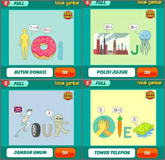 Kunci Jawaban Tebak Gambar Level 126 Tebak Gambar