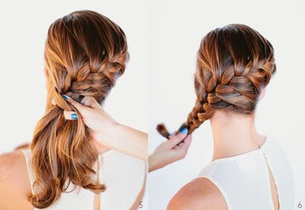 penteado de festa