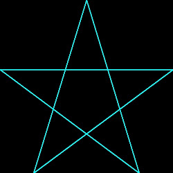 star drawing opencv code tutorial resultant
