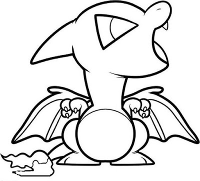 Charizard coloring page 10