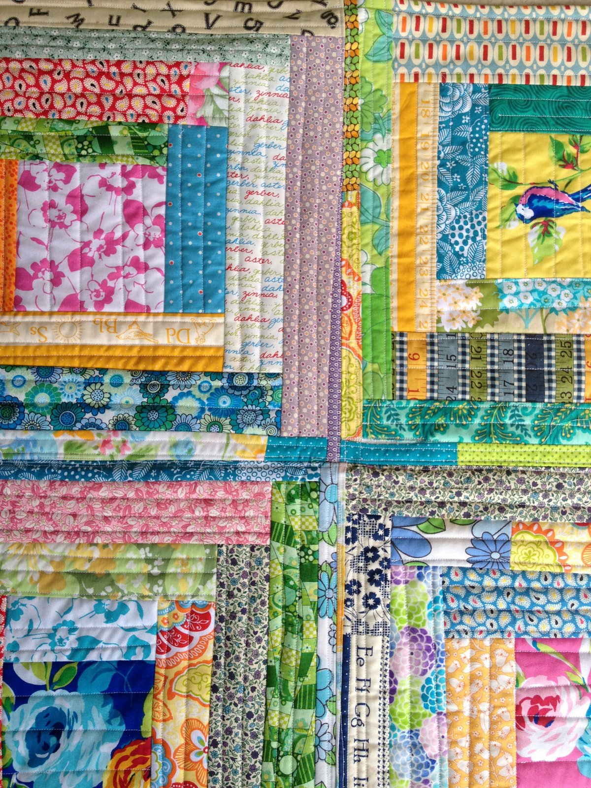 Quilted Cupcake A New (to me) Quilt As You Go Technique