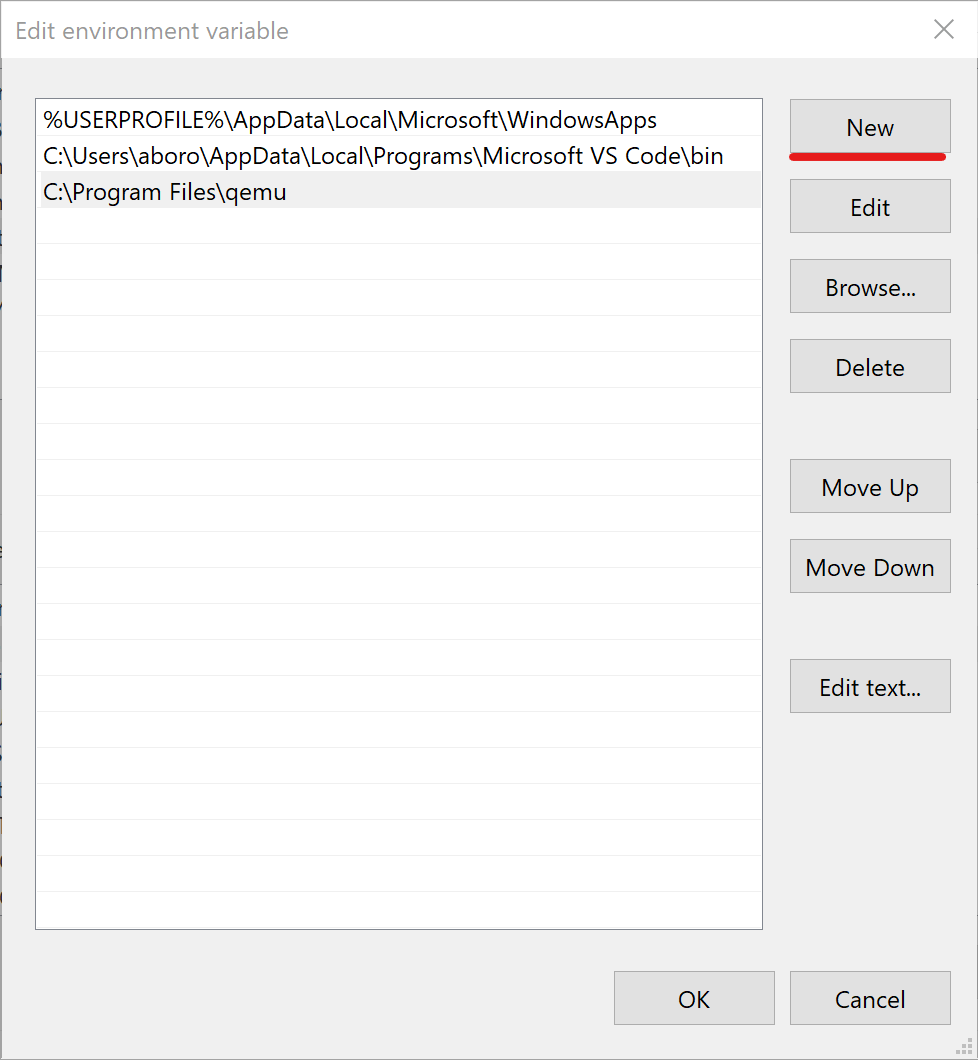 Виртуальная машина QEMU с Linux (Ubuntu) на Windows 10