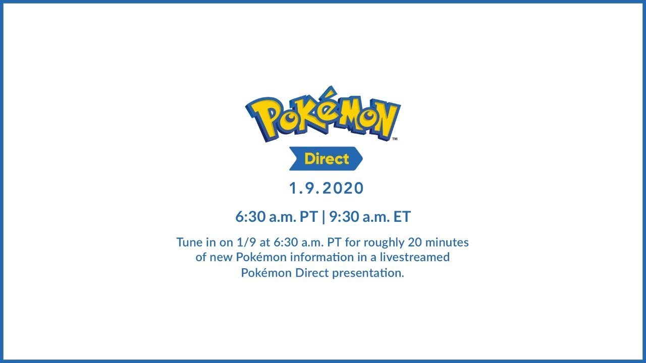 Novo Pokémon Direct é anunciado para o dia 9 de janeiro Nintendo Blast