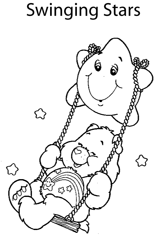 Care Bear Coloring Pages Disney